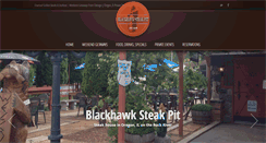 Desktop Screenshot of blackhawksteakpit.com